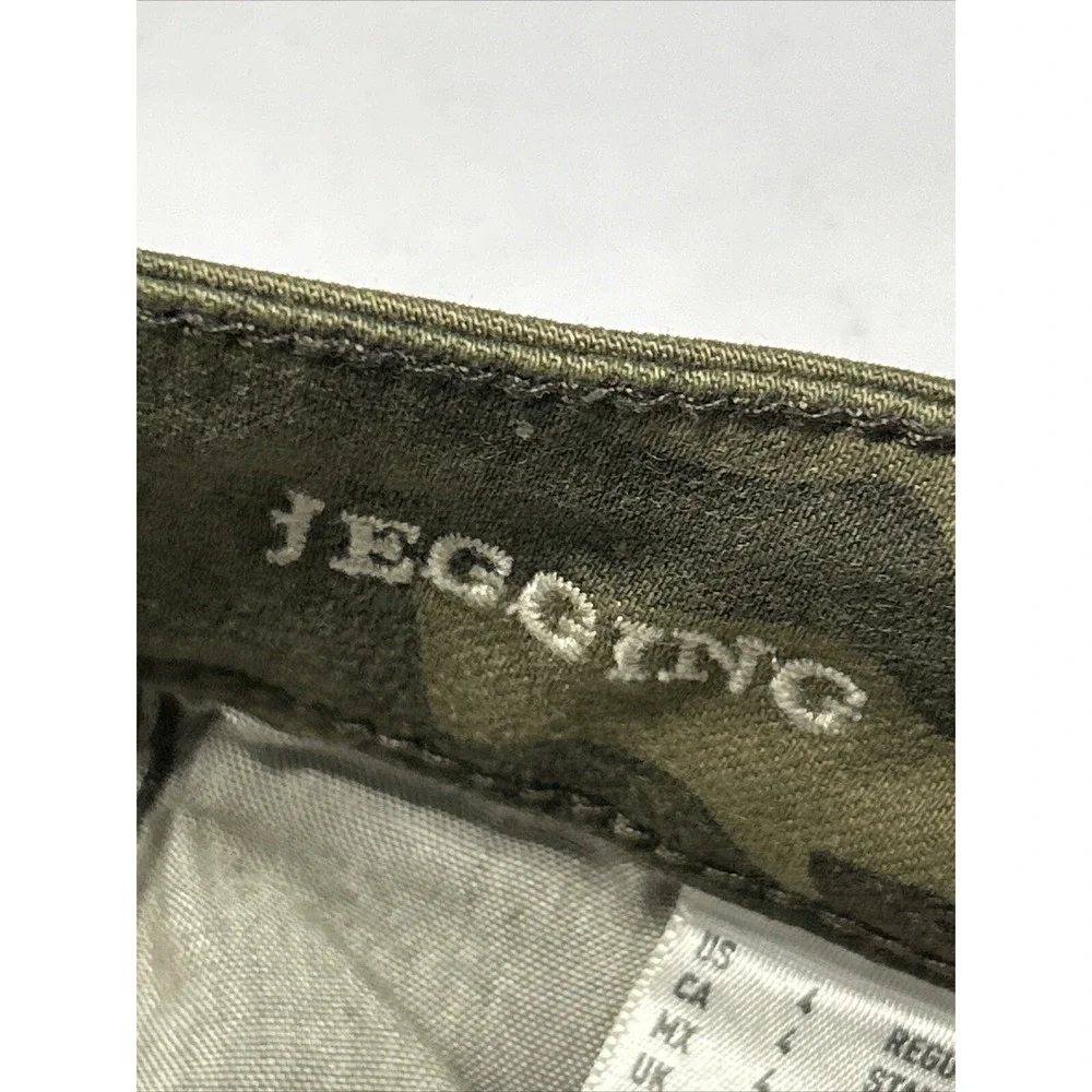 AMERICAN EAGLE Women's Camouflage Jegging Jeans Pants Sz 4 EC SUPER STRETCH X‎